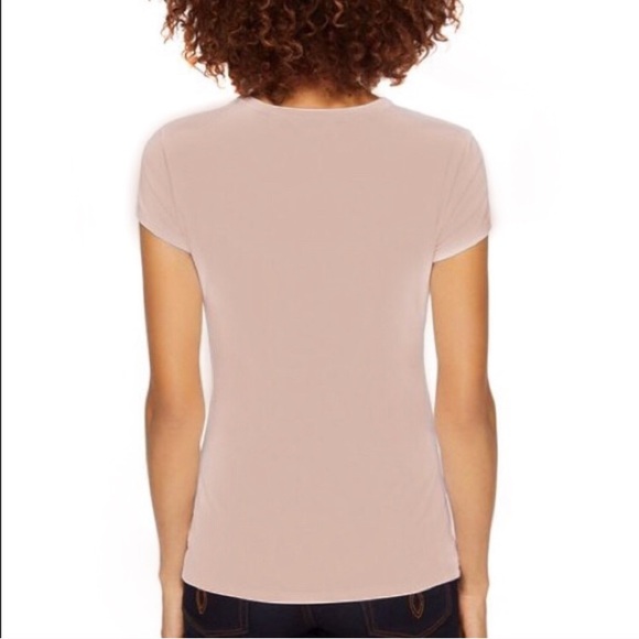 Ambiance Tops - AMBIANCE APPAREL Ballerina Pink Fitted Baby Tee